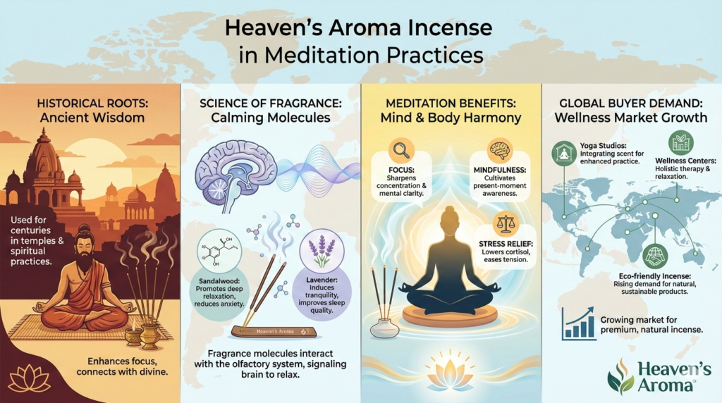 Incense Stick in Meditation Practices | Heaven’s Aroma Wellness Guide