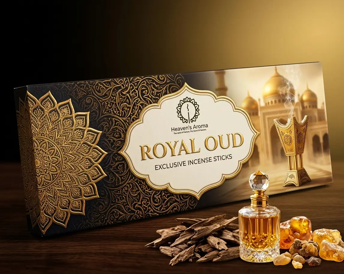 Royal Oud Premium Hand-Rolled Incense Sticks fragrance experience
