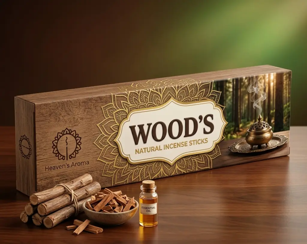 Wood’s Premium Hand-Rolled Incense Sticks fragrance experience
