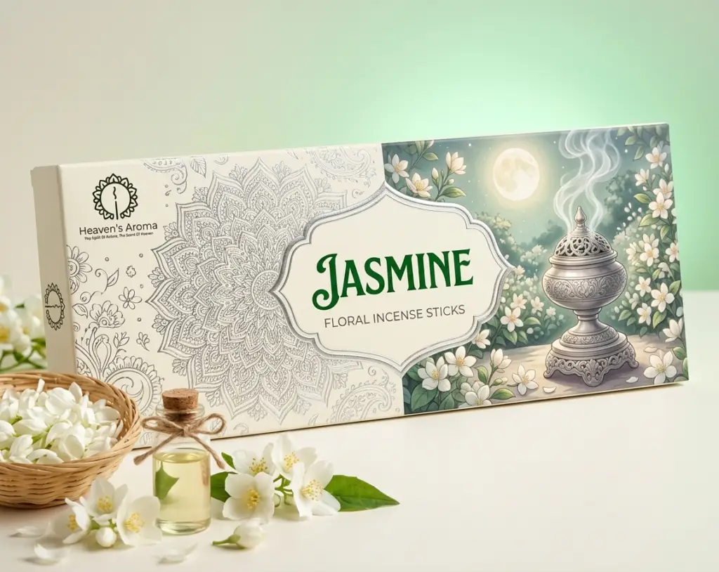 Jasmine Premium Hand-Rolled Incense Sticks fragrance experience