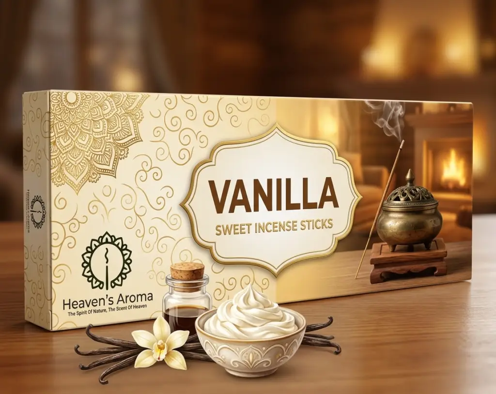 Vanilla Premium Hand-Rolled Incense Sticks fragrance experience