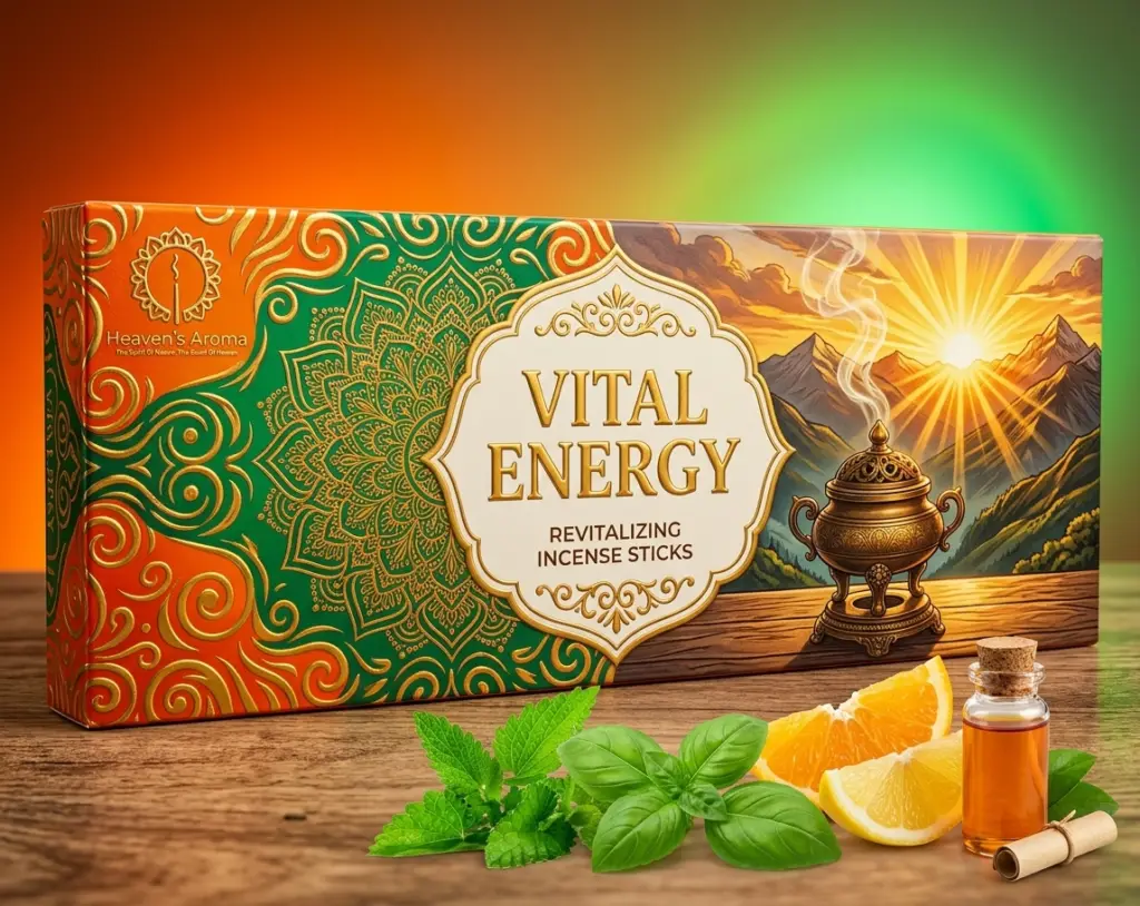 Vital Energy Premium Hand-Rolled Incense Sticks fragrance experience