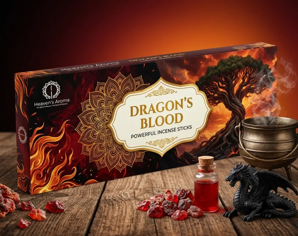 Dragon’s Blood Premium Hand-Rolled Incense Sticks fragrance experience