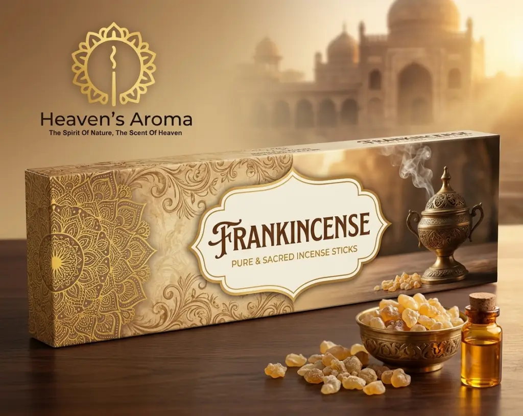 Frankincense Premium Hand-Rolled Incense Sticks fragrance experience