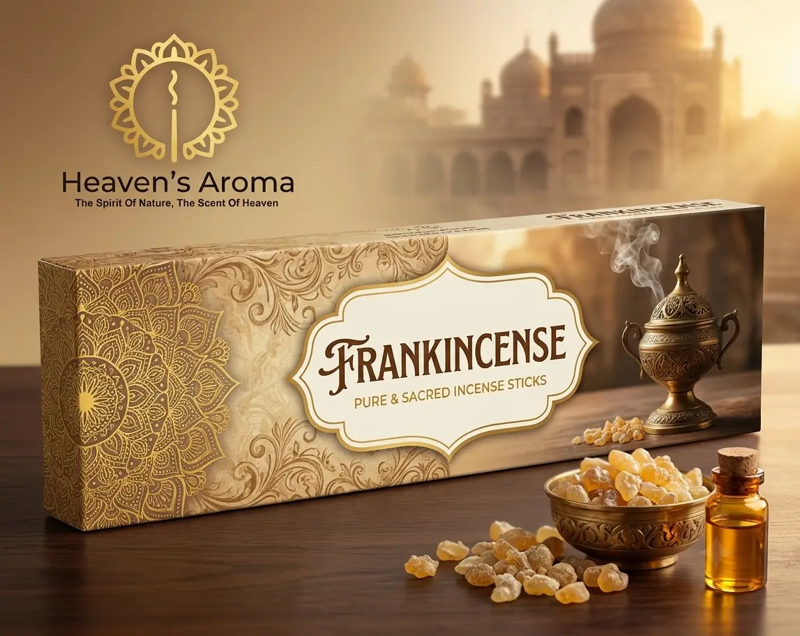 Frankincense Premium Hand-Rolled Incense Sticks fragrance experience