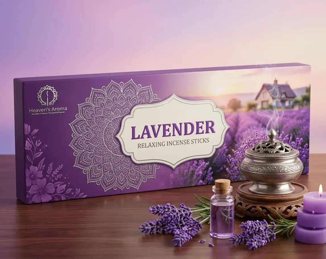 Lavender Premium Hand-Rolled Incense Sticks fragrance experience